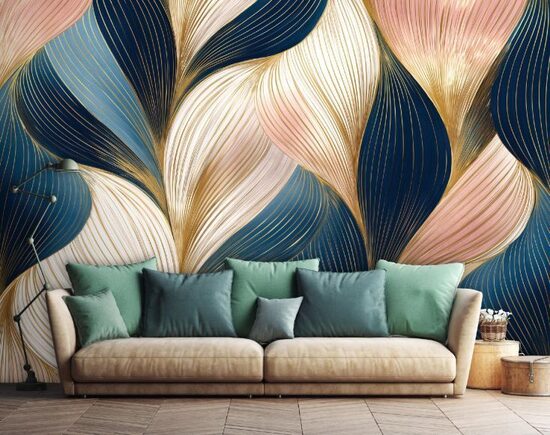 Fototapete: Dekoratīva viļņu abstrakcija